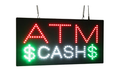 ATM Cash Sign 19"