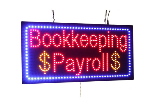 Bookkeeping Payroll Sign