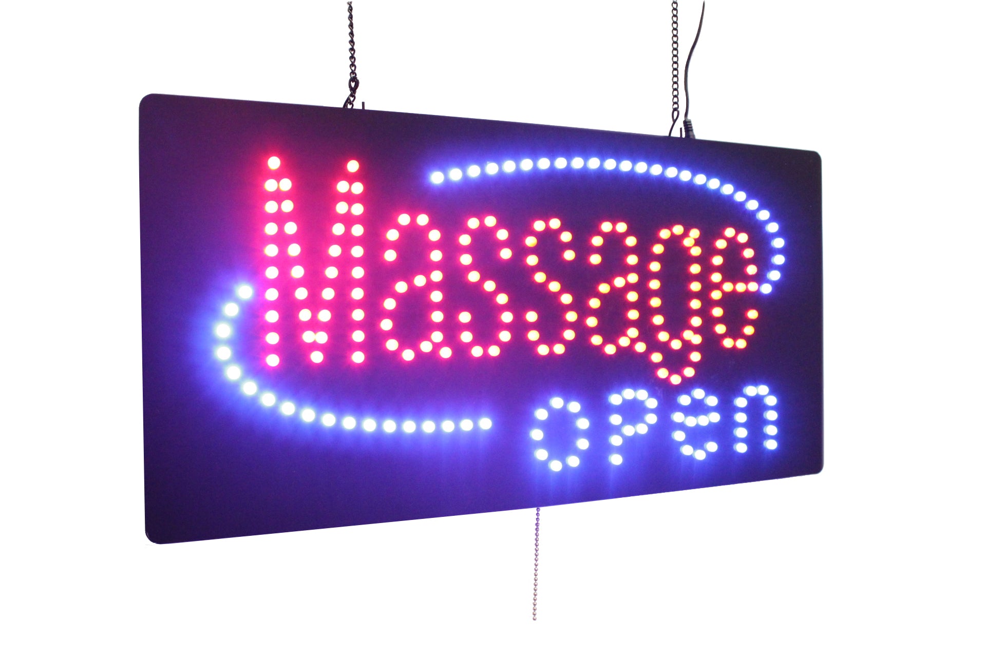 Beauty Salon Scissors Sign, TOPKING Signage, LED Neon Open, Store, Window, - 1