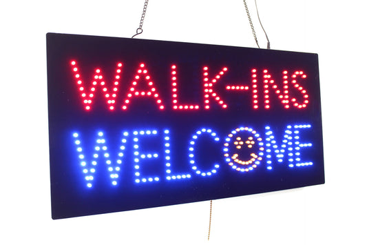 Walk-ins Welcome