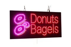 Donuts Bagels Sign