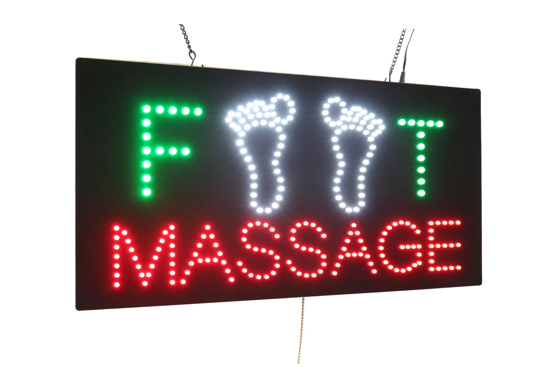 Foot Unit Sign Foot Massage Sign TOPKING Signage LED Neon Open Store Window Shop ...