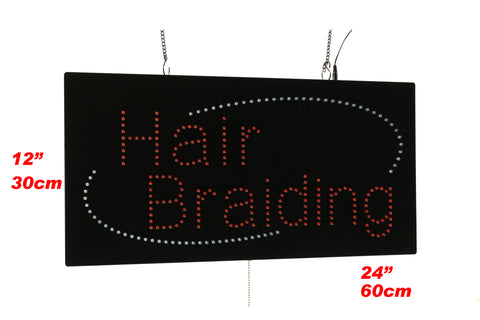 Hair Braiding Sign