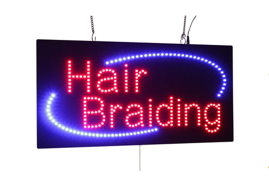 Hair Braiding Sign