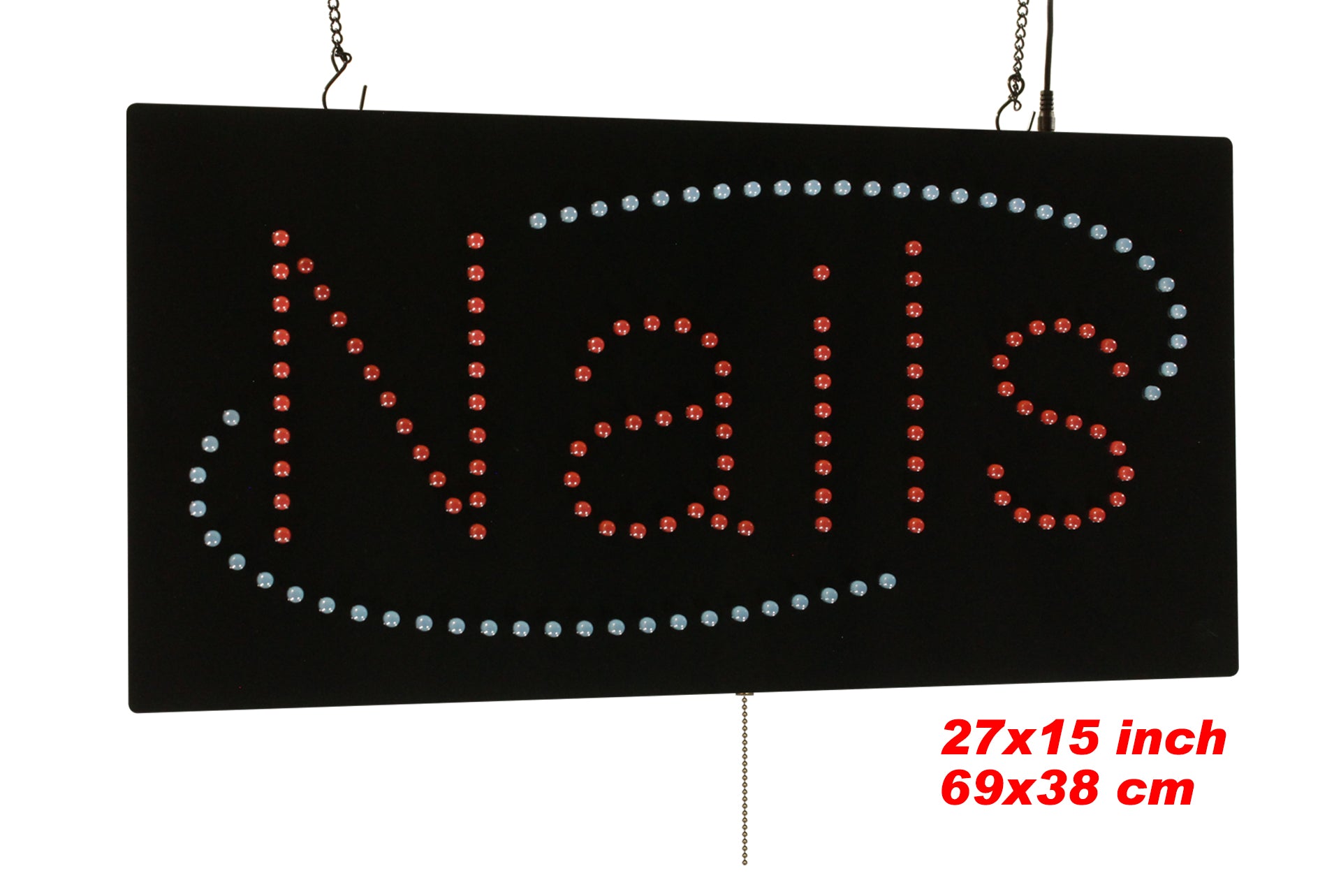 Nail Table Sign Nails Sign TOPKING Signage LED Neon Open Store Window Shop Business ...