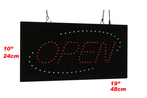 Open 24" blue Oval