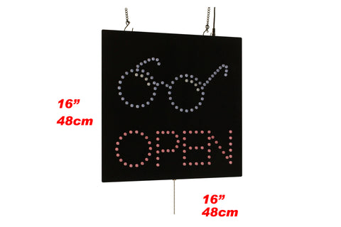 Open Eyeglasses