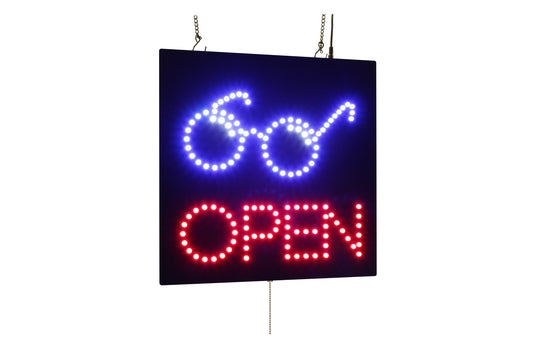 Open Eyeglasses