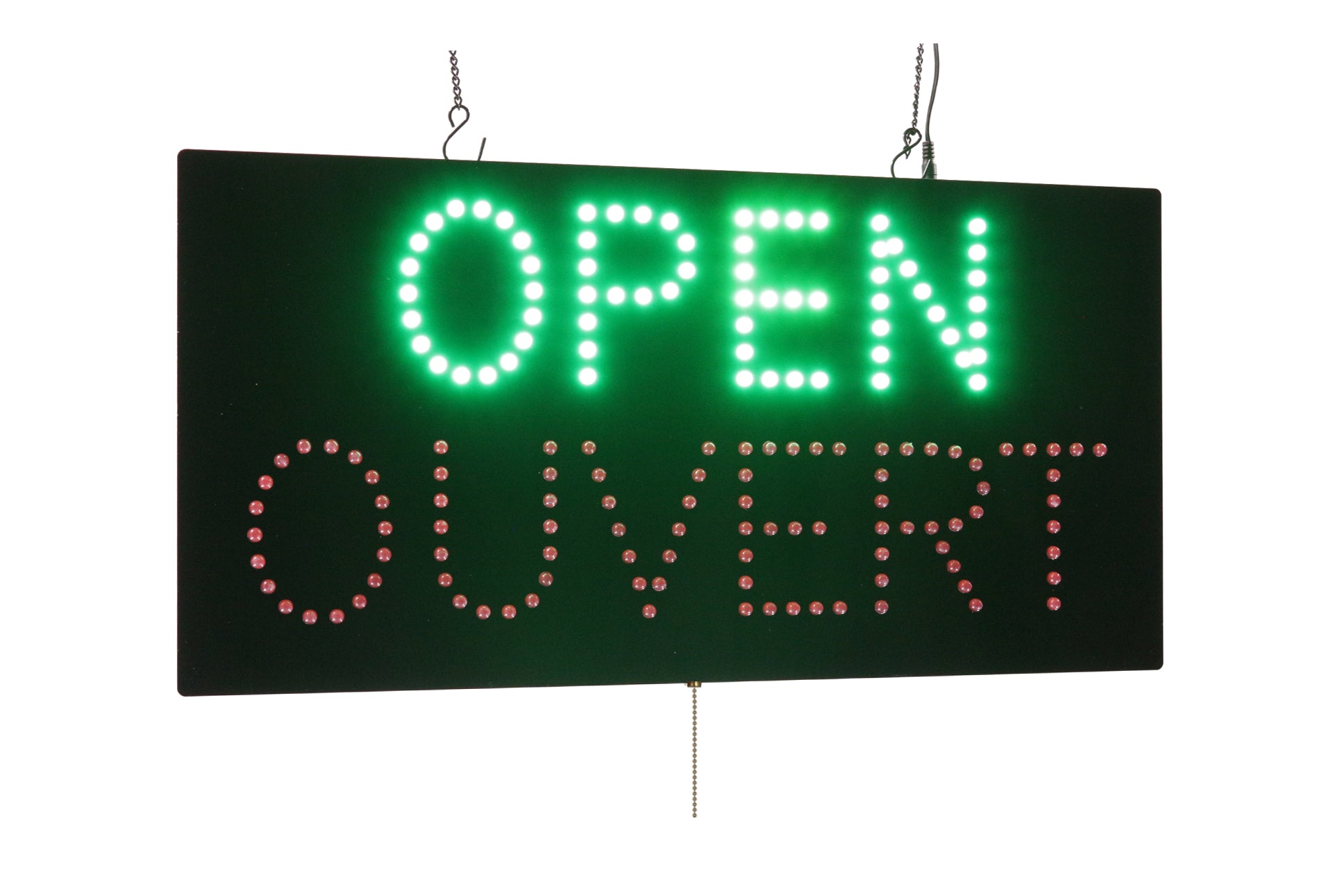 Open Ouvert Sign TOPKING Signage LED Neon Open Store Window Shop ...