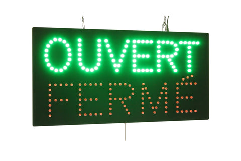 Ouvert Ferme