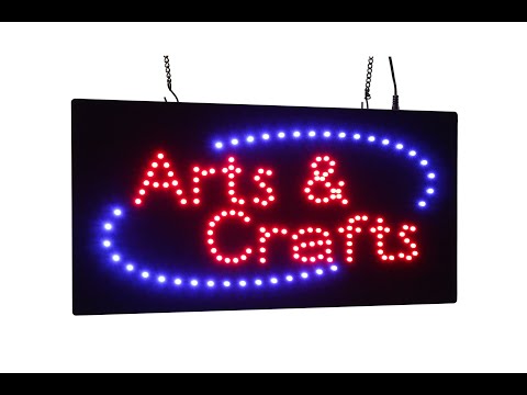 Arts and Crafts Sign