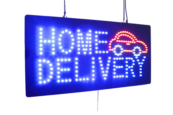 Home Delivery Sign TOPKING Signage LED Neon Open Store Window Shop Business  Display Grand Opening Gift – TOPKING SIGNS