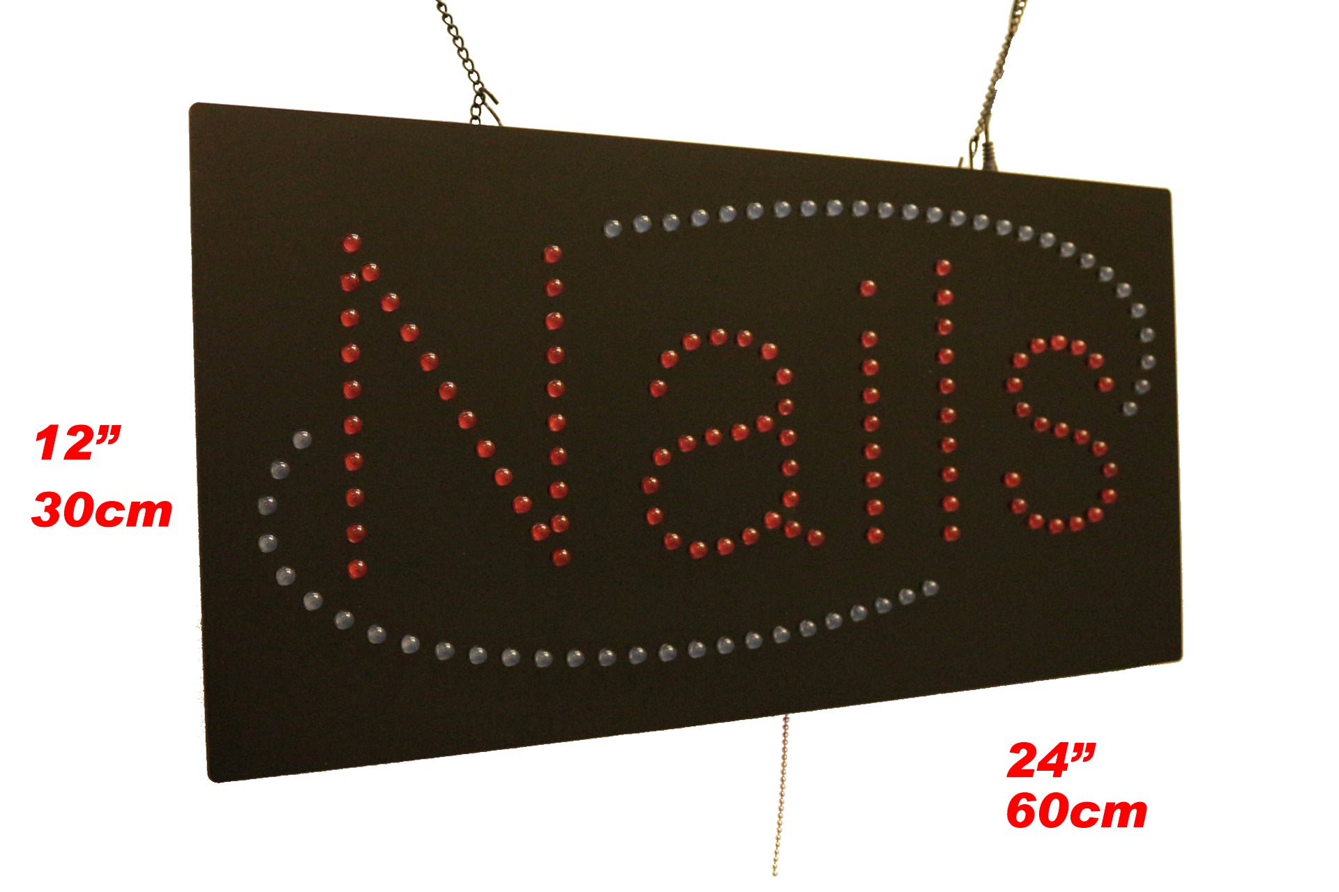 Nail Table Sign Nails Hand Sign TOPKING Signage LED Neon Open Store Window Shop ...