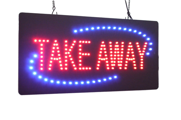 Take Away Sign TOPKING Signage LED Neon Open Store Window Shop Business  Display Grand Opening Gift – TOPKING SIGNS